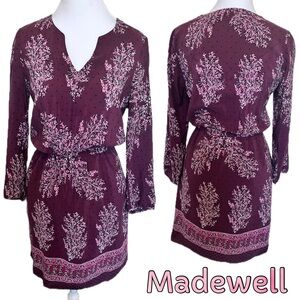 Madewell Silk Lassi Flower Dress Sz 00